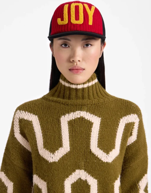 Babeball CapSolid Red in Wool