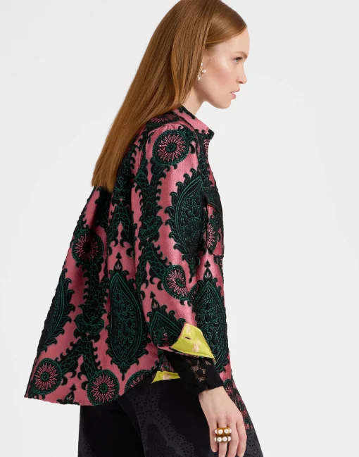 Better Than Your Boyfriend's JacketOltrarno Pink in Jacquard
