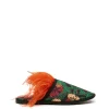 Boudoir SlipperNight Garden in Faille