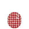 Dessert Plates Set Of 2Cherries Avorio in Porcelain