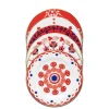 Dessert Plates Set Of 6Transylvania Mix in Porcelain