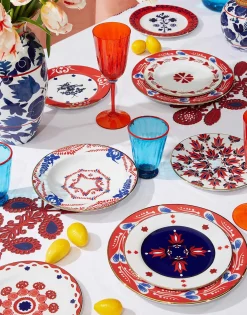 Dessert Plates Set Of 6Transylvania Mix in Porcelain