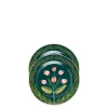 Dessert Plates Set of 2Tulips in Porcelain