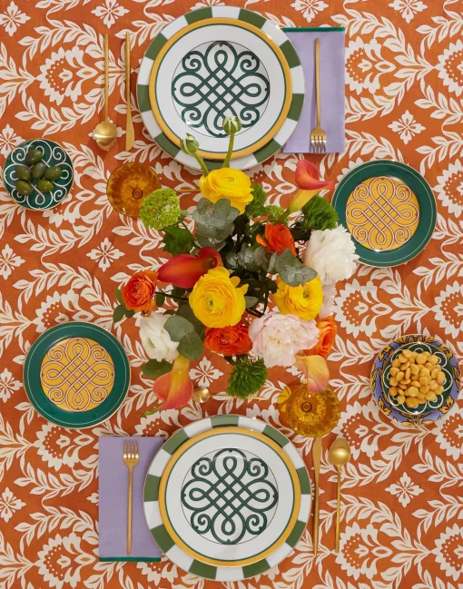 Dinner Plates Set Of 2Cortile in Porcelain