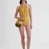 Esther SwimsuitPineapple Sunflower in Lycra