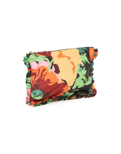 Hand PochetteWonderland Black in Light Faille