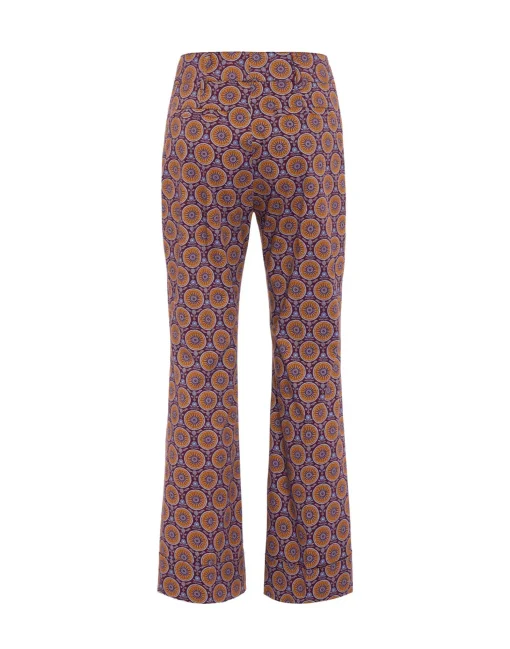 Hendrix PantsSovereign Mini Purple in Heavy Cotton Stretch