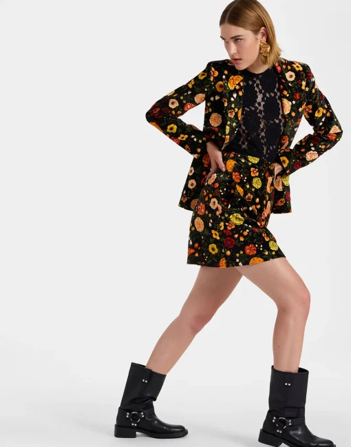 24/7 JacketBotticelli Black in Cotton Velvet