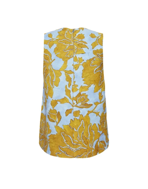 La Scala TopTangle Light Blue in Shot Cotton