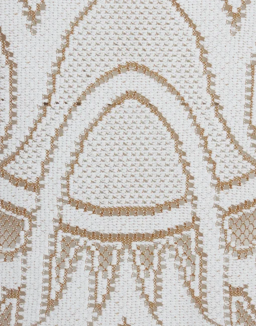 Lacey Mini Swing DressSolid White Smoke in Embroidered Cotton