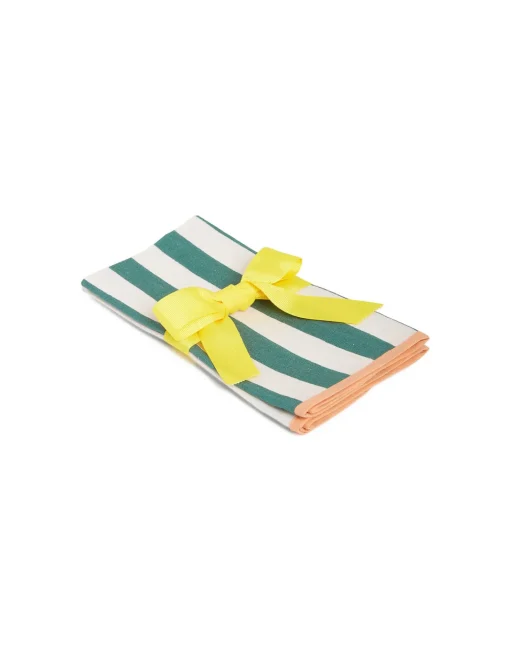 Large Napkins Set Of 2Riviera Green in Linen