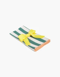 Large Napkins Set Of 2Riviera Green in Linen