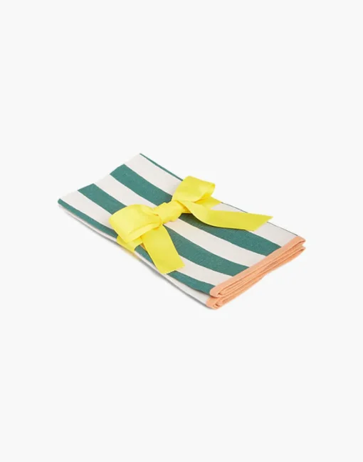 Large Napkins Set Of 2Riviera Green in Linen