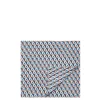 Large Tablecloth (180x350)Cubi Blu in Linen