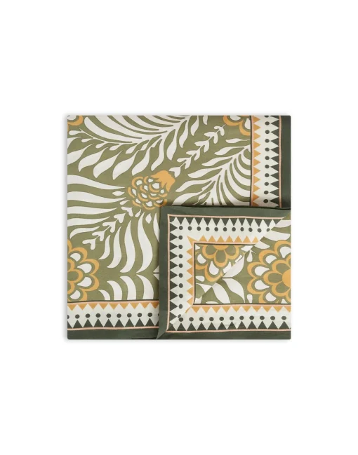 Large TableclothTudor Light Green in Linen