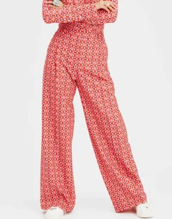 Loose PantsSugar Rush Red in Compact Jersey