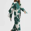 Magnifico DressMonstera in Silk Twill