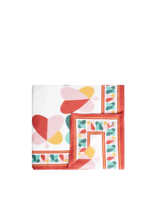Medium Tablecloth (180x280)Farfalle Ring (Placed) in Linen