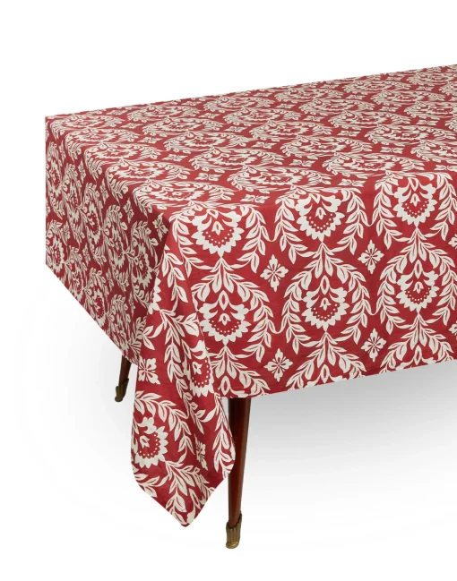 Medium TableclothGarland Bordeaux in Linen