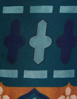 Palazzo PantsCasareale Placèe Emerald in Silk Twill