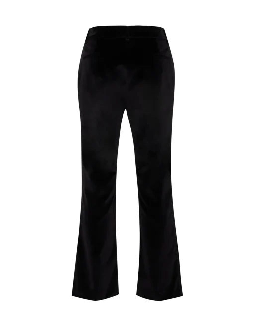 24/7 PantsSolid Black in Cotton Velvet