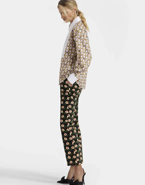 Peggy ShirtHalf-Light Micro Cream in Poplin Cotton
