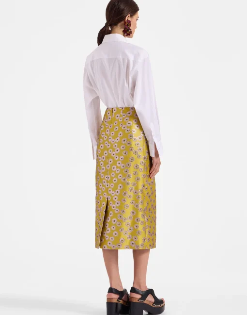Pencil SkirtMargarita in Jacquard