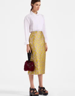 Pencil SkirtMargarita in Jacquard