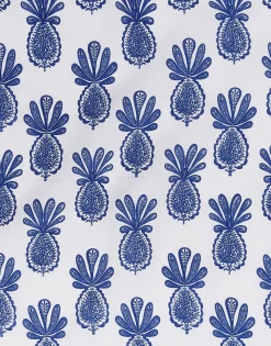 Placemat Set Of 2Pineapple Blu in Linen