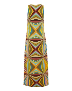 Racer DressRainbow Placée in Envers Satin