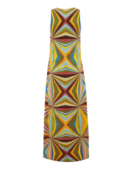Racer DressRainbow Placée in Envers Satin
