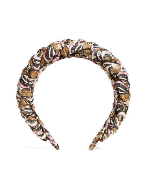 Rapunzel HeadbandJive Pink in Lurex Fil Coupé