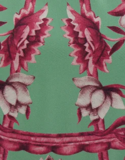 San Carlo DressZodiac Placée Acquamarine in Silk Twill
