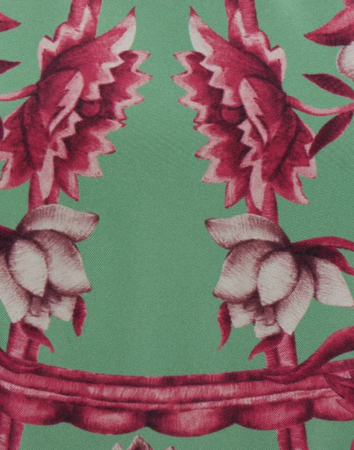 San Carlo DressZodiac Placée Acquamarine in Silk Twill