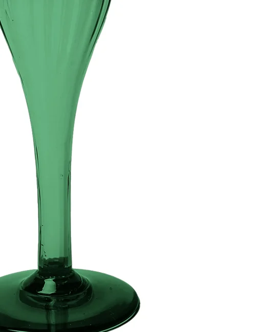 Scallion VaseVerde in Murano Glass