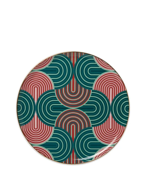 Serving PlatterSlinky Verde in Porcelain