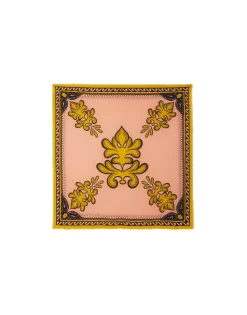 Square ScarfHerald Fuchsia in Modal Silk