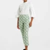 Torero PantsFans Mint in Shot Cotton