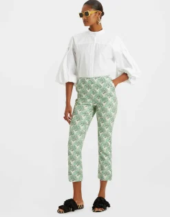 Torero PantsFans Mint in Shot Cotton