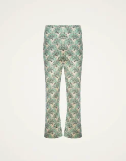 Torero PantsFans Mint in Shot Cotton