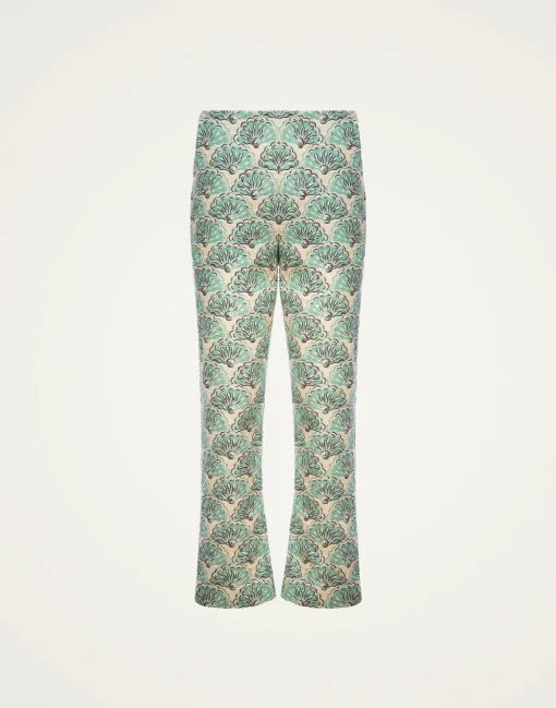Torero PantsFans Mint in Shot Cotton