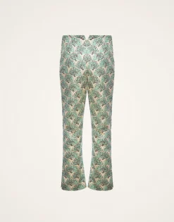 Torero PantsFans Mint in Shot Cotton