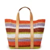 Tote Raffia BagMulticolor White in Raffia