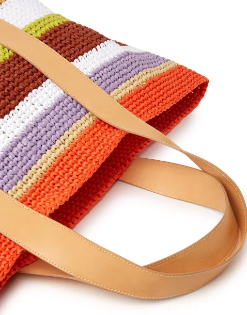 Tote Raffia BagMulticolor White in Raffia