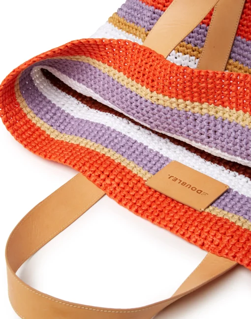 Tote Raffia BagMulticolor White in Raffia