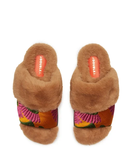 Winter SlidesOrange Gerber in Jacquard